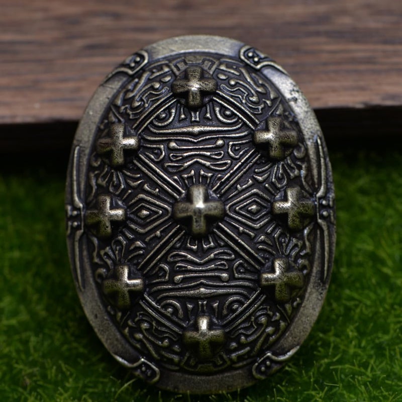 LANGHONG Norse Viking Brooch For Men Turtle Brooch Talisman Jewelry, Gift For Men - Image 3